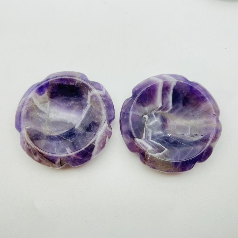 5 Types Flower Bowl Sphere Stand Wholesale Lepidolite Clear Quartz Moss Agate -Wholesale Crystals