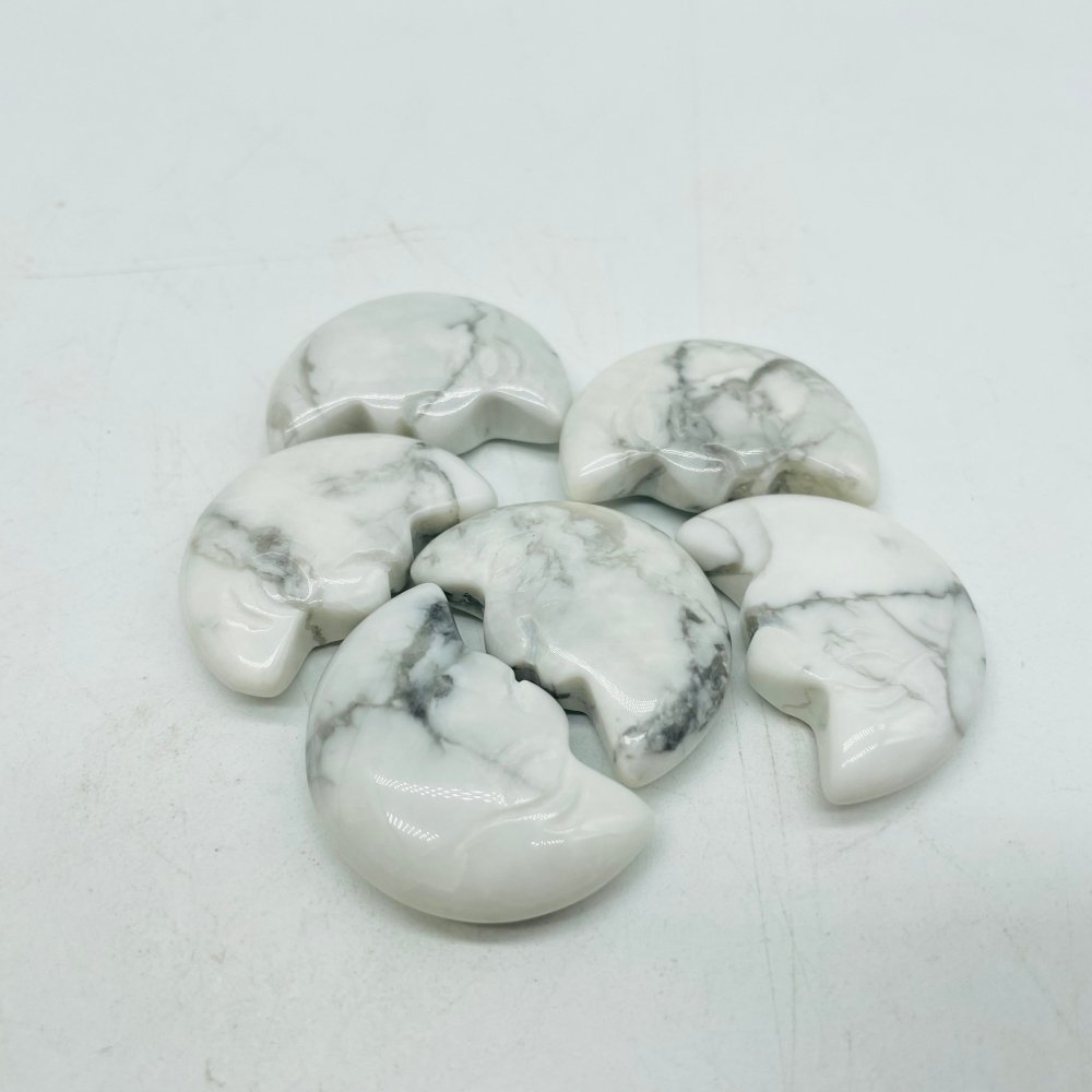 5 Types Moon Face Stone Crazy Agate & Labradorite Carving Wholesale -Wholesale Crystals