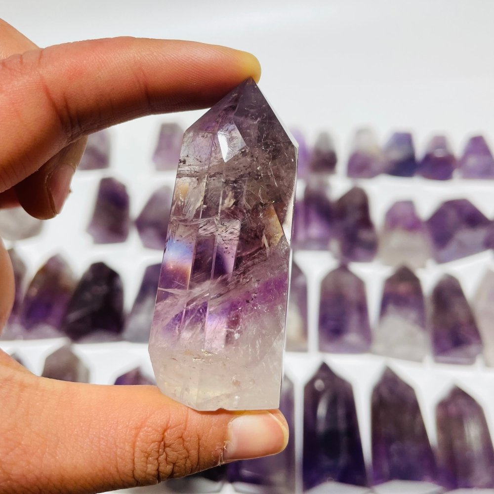 50 Pieces Amethyst Stone Tower Points -Wholesale Crystals