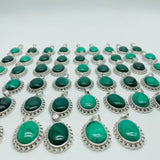 51 Pieces Malachite Charm Pendant -Wholesale Crystals