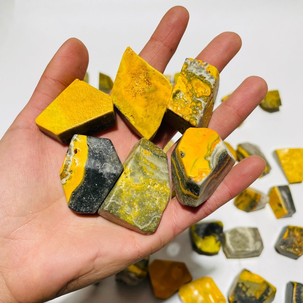 51 Pieces Natural Bumble Bee Stone Jasper Free Form -Wholesale Crystals