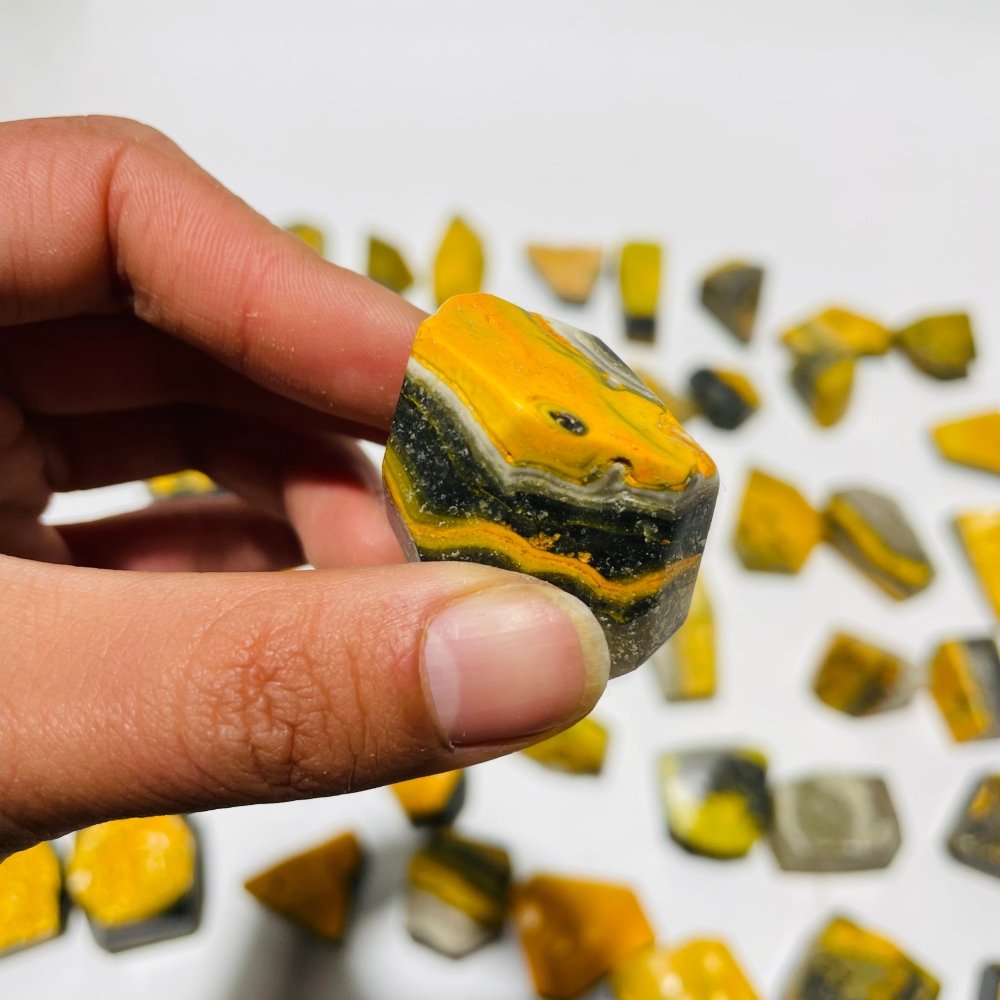 51 Pieces Natural Bumble Bee Stone Jasper Free Form -Wholesale Crystals