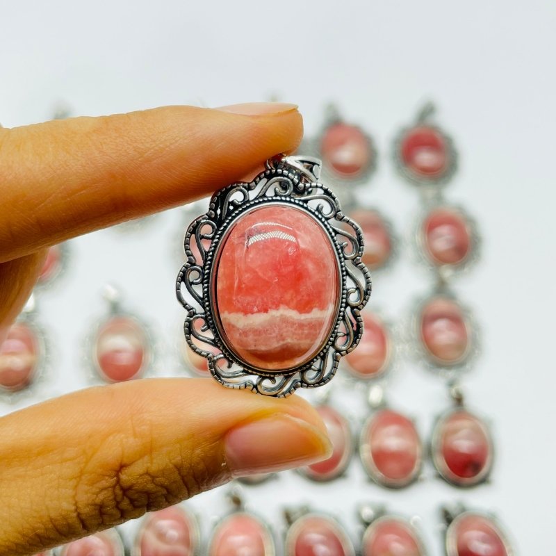 32 Pieces Rhodochrosite (Argentina) Pendant Charm -Wholesale Crystals