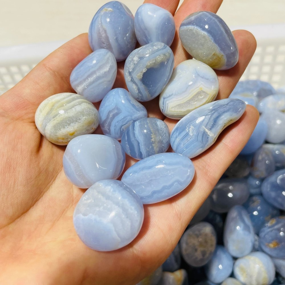 5.12kg Blue Lace Agate Tumbled -Wholesale Crystals
