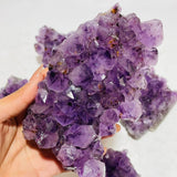 6 Pieces Beautiful Amethyst Cacoxenite Super7 Cluster - Wholesale Crystals