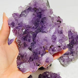 6 Pieces Beautiful Amethyst Cacoxenite Super7 Cluster - Wholesale Crystals