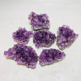 6 Pieces Beautiful Amethyst Cacoxenite Super7 Cluster - Wholesale Crystals
