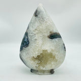 6 Pieces Large Geode Druzy Moss Agate Arrow Head - Wholesale Crystals