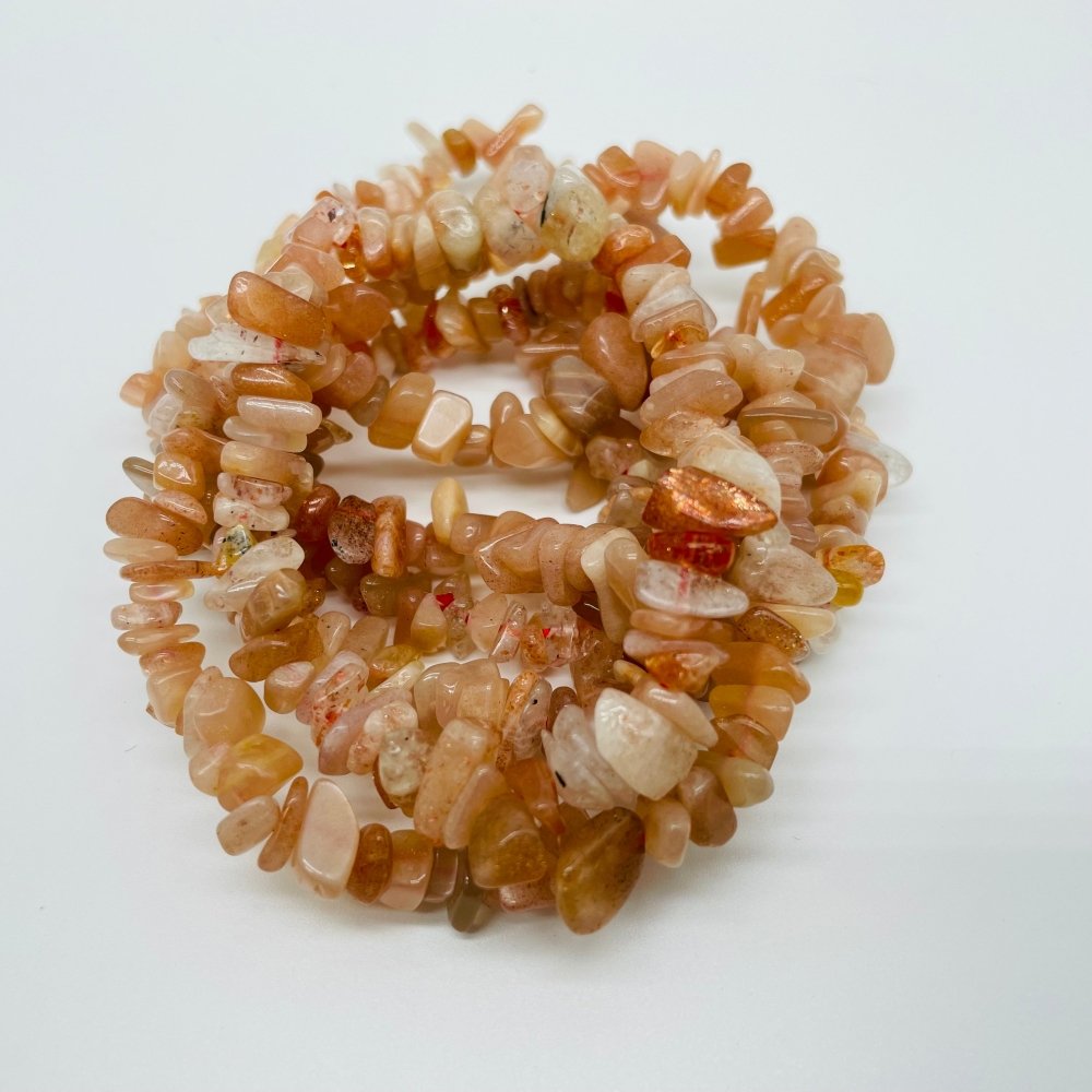 6 Types Chip Bracelet Aquamarine & Moss Agate Wholesale -Wholesale Crystals