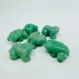 6 Types Mini Frog Carving Que Sera Rose Quartz Animals Wholesale -Wholesale Crystals