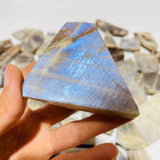 66 Pieces High Quality Blue Moonstone Mixed Sunstone Free Form -Wholesale Crystals