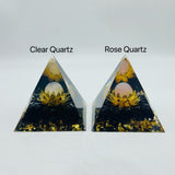 Clear Quartz Obsidian Orgone Pyramid Wholesale -Wholesale Crystals