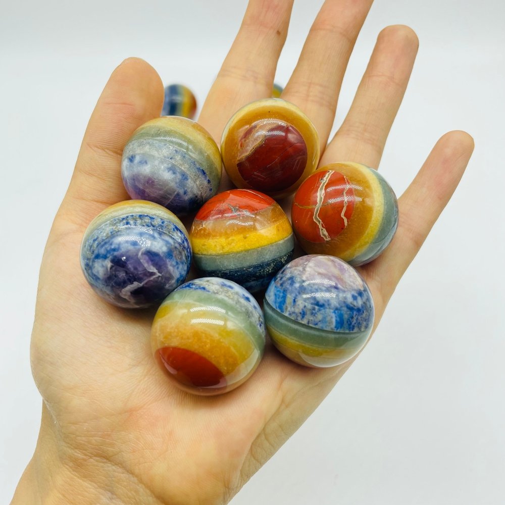 7 Chakra Spheres Ball Wholesale -Wholesale Crystals