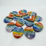 7 Chakra Thumb Worry Stones Wholesale -Wholesale Crystals
