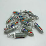 7 Chakras Amethyst&Labradorite Double Point Pendant Wholesale -Wholesale Crystals