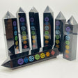 7 Chakras Obsidian Tower Points Crystal Wholesale -Wholesale Crystals
