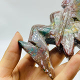 7 Pieces Beautiful Ocean Jasper Butterfly Fairy Carving -Wholesale Crystals