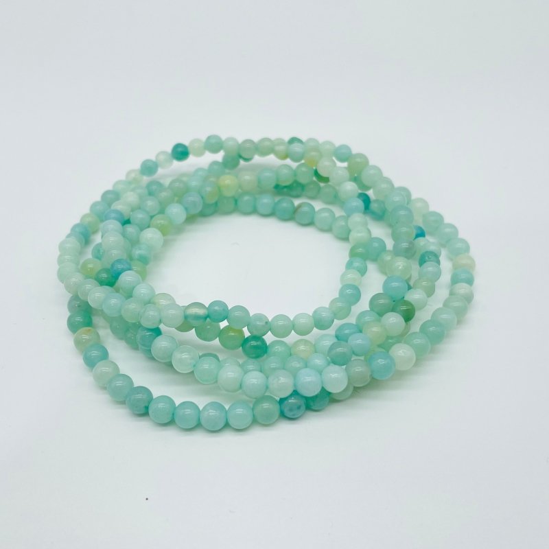 7 Types Mini Beads Bracelet Wholesale Carnelian Black Tourmaline Ocean Jasper -Wholesale Crystals