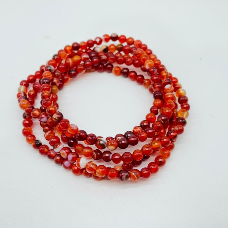 7 Types Mini Beads Bracelet Wholesale Carnelian Black Tourmaline Ocean Jasper -Wholesale Crystals