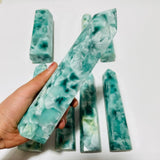 8 Pieces Heat Treatment Seraphinite Points -Wholesale Crystals