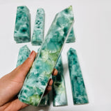 8 Pieces Heat Treatment Seraphinite Points -Wholesale Crystals