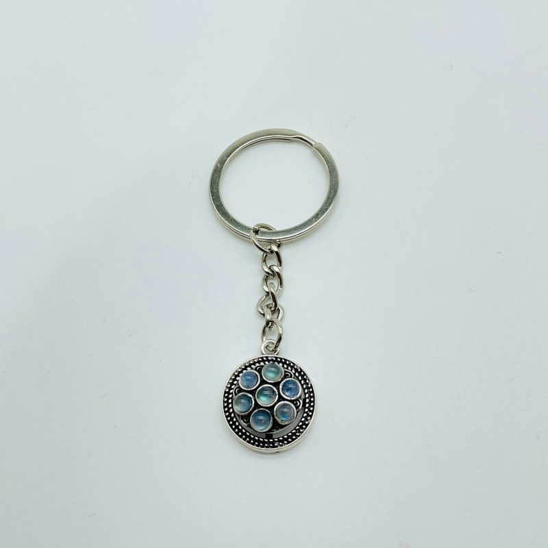 8 Types Crystal Keychain Carving Wholesale Cross Spin Turntable Shape - Wholesale Crystals