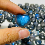 86 Pieces High Quality Mini Labradorite Heart DIY Pendant -Wholesale Crystals