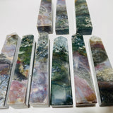 9 Pieces Small Geode Ocean Jasper Tower Points -Wholesale Crystals