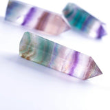 rainbow fluorite crystal point tower wand -Wholesale Crystals