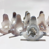 9 Pieces Large Geode Agate Mother Earth Carving -Wholesale Crystals