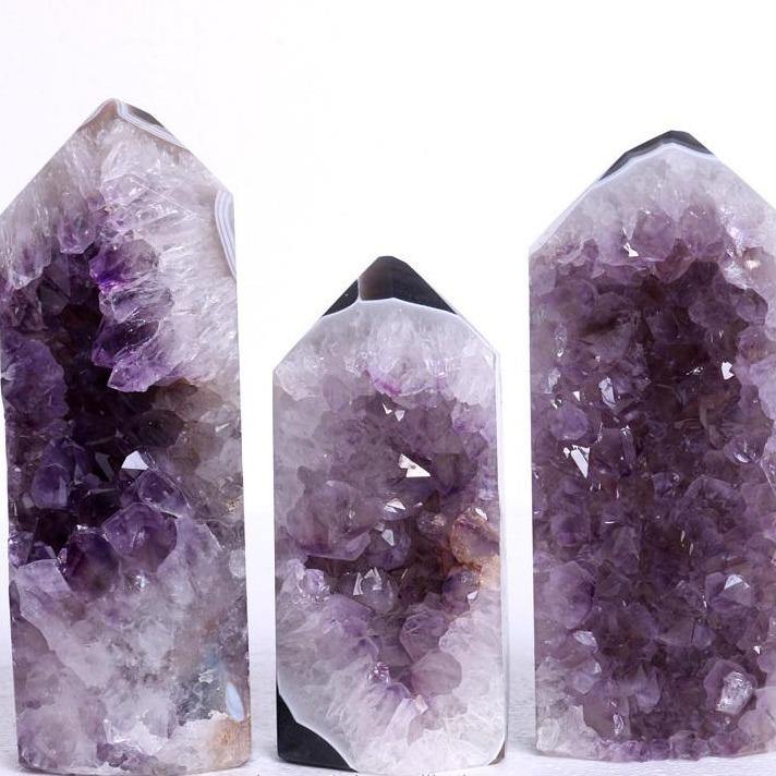 Brazil Amethyst Cluster Tower -Wholesale Crystals