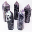 High quality large amethyst chevron tower -Wholesale Crystals