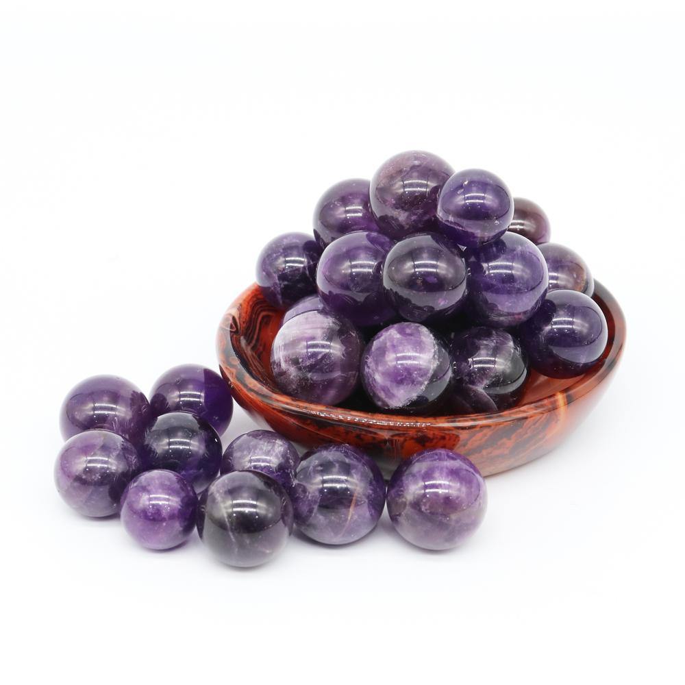 amethyst chevron Mini Spheres -Wholesale Crystals