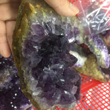 Natural rough large teeth amethyst cluster specimen -Wholesale Crystals