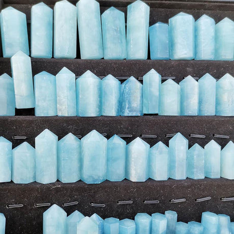 Aquamarine Point Tower -Wholesale Crystals