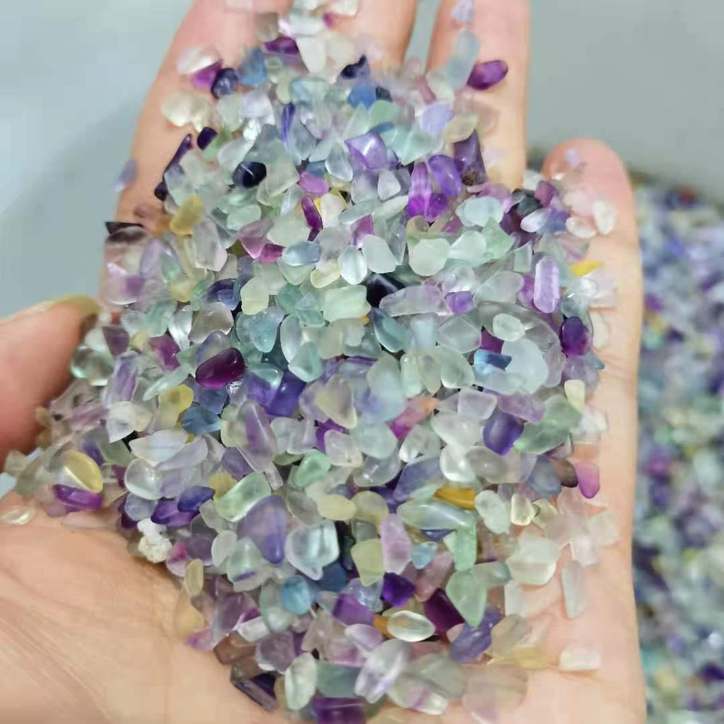 Rainbow Fluorite Gravel Chips -Wholesale Crystals