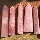 Big Rose Quartz Tower -Wholesale Crystals