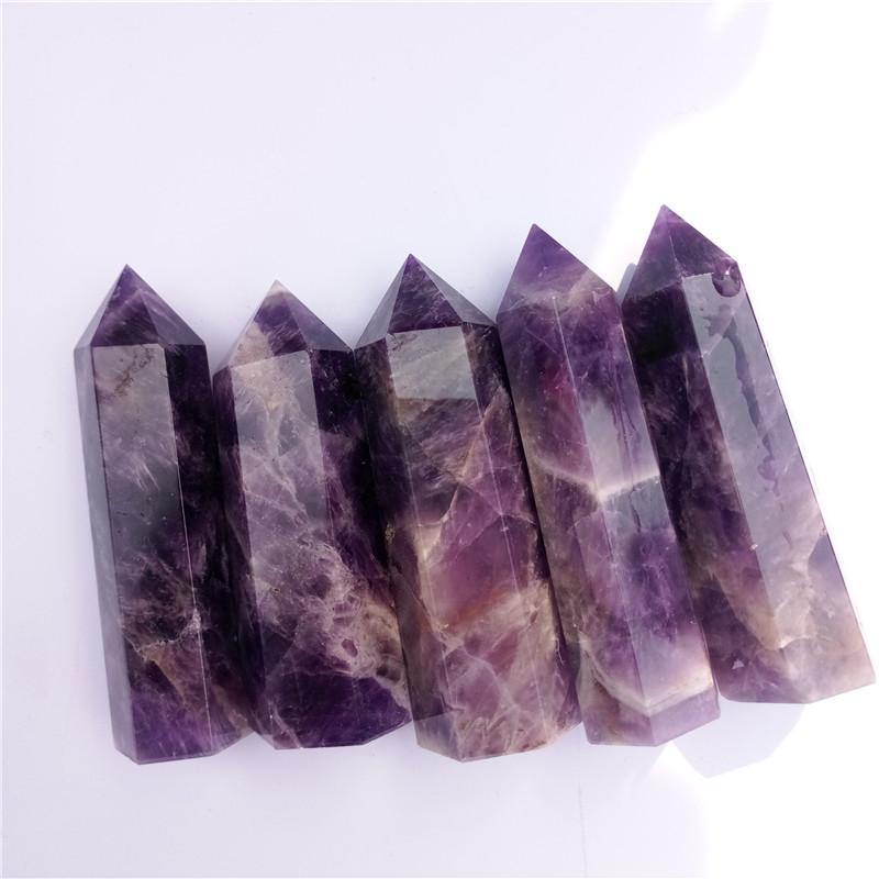 amethyst chevron tower -Wholesale Crystals