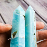 Caribbean Calcite Sky Blue Towers -Wholesale Crystals