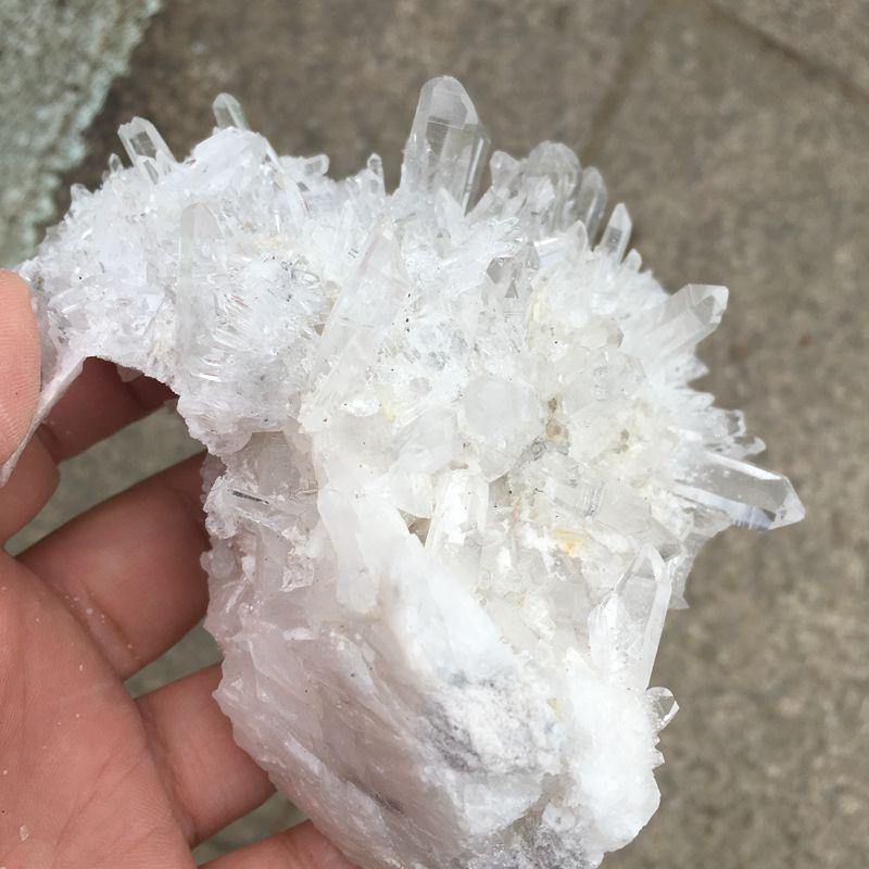 China white quartz crystal cluster -Wholesale Crystals
