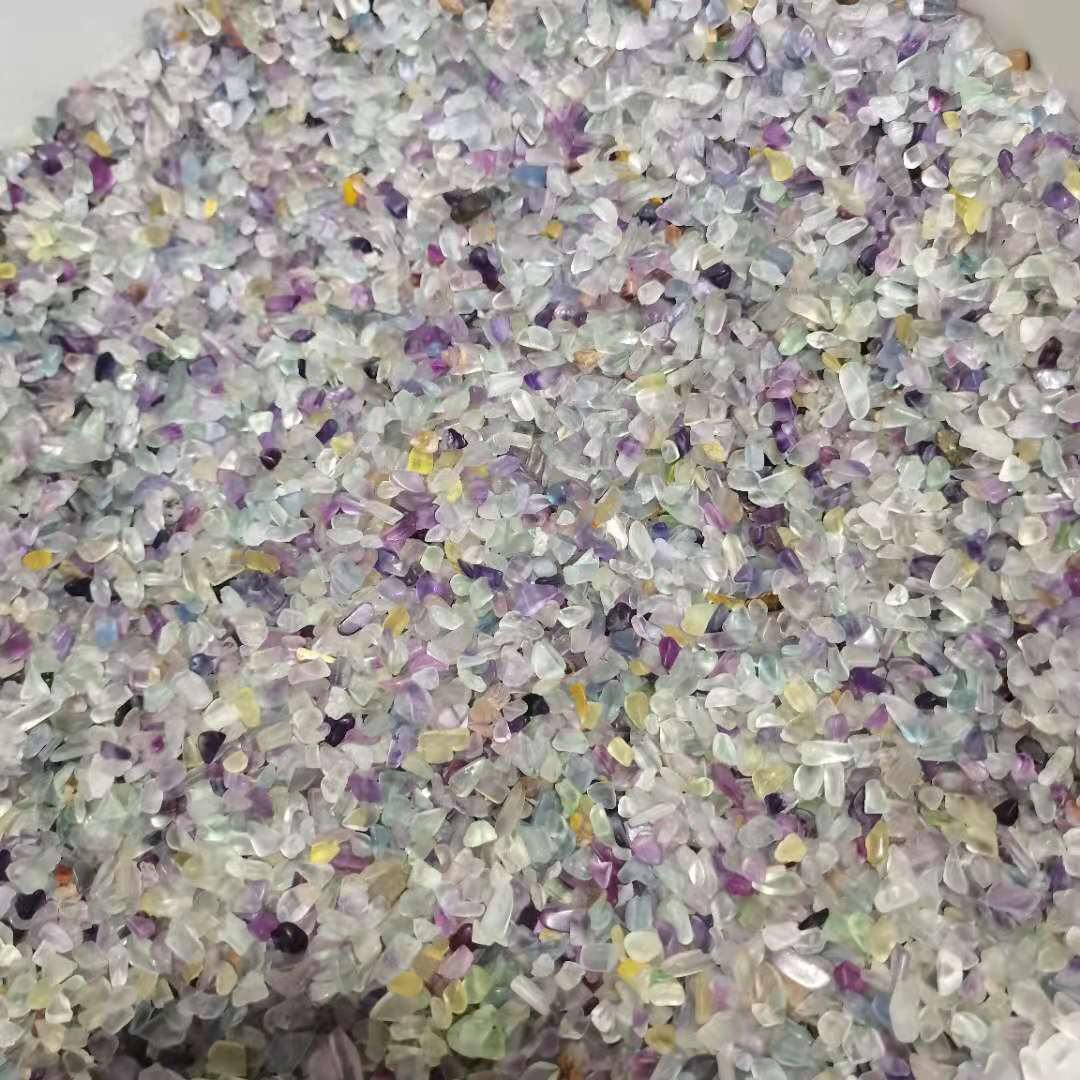 Rainbow Fluorite Gravel Chips -Wholesale Crystals