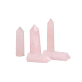 Brazil rose quartz point 2-3.5in(5-9cm) -Wholesale Crystals