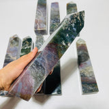 9 Pieces Small Geode Ocean Jasper Tower Points -Wholesale Crystals