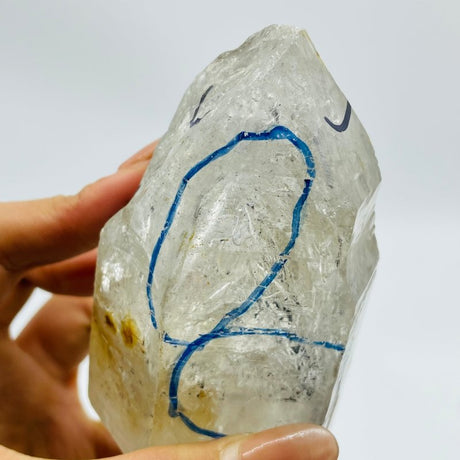 A76 Polished Enhydro Crystal Quartz in Quartz -Wholesale Crystals