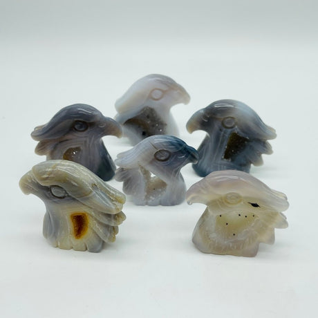 Agate Eagle Geode Druzy Eagle Carving Wholesale -Wholesale Crystals