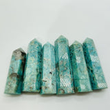 Amazonite&Quartz Mixed Stone Symbiosis Tower Point Wholesale -Wholesale Crystals
