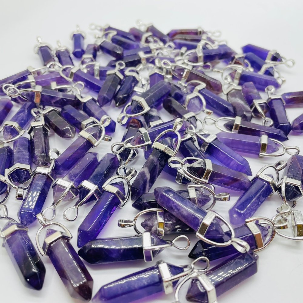 Amethyst Double Point Pendant Wholesale -Wholesale Crystals