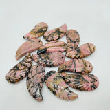 Angel Wing Carving Pendant Chevron Amethyst Rhodonite Wholesale -Wholesale Crystals