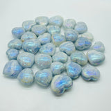 Aura Blue Calcite Stone Heart Wholesale -Wholesale Crystals
