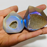 Aura Geode Druzy Agate Colorful Tower Wholesale -Wholesale Crystals